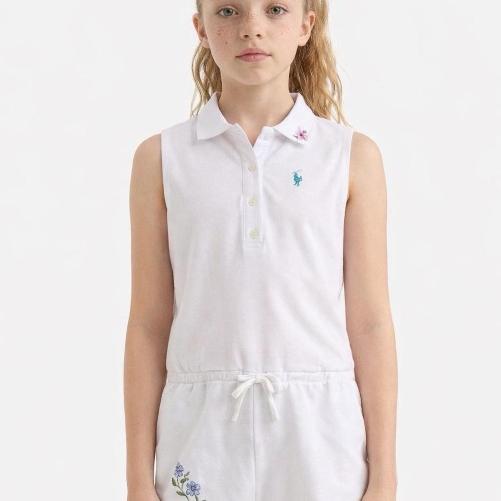 Polo by Ralph Lauren White Romper - Picture 5 of 5